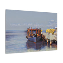 Load image into Gallery viewer, Fishing Boat Original Digital Canvas Print By Irene Kipreos Brooks