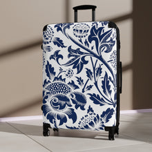 Load image into Gallery viewer, Blue Thistle Suitcase
