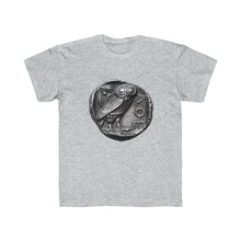 Load image into Gallery viewer, Athena Owl Coin Kids Regular Fit Tee