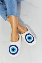 Load image into Gallery viewer, Evil Eye Plush Slippers