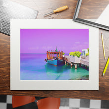 Load image into Gallery viewer, Fishing Boat Digital Print Remastered with Warm Tones By Irene Kipreos Brooks