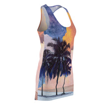 Load image into Gallery viewer, Sunset Beach Women's Cut & Sew Racerback Dress