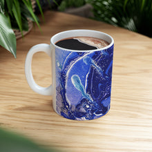 Load image into Gallery viewer, Blue Galaxy Ceramic Mug 11oz