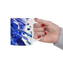 Load image into Gallery viewer, Blue Galaxy Ceramic Mug 11oz