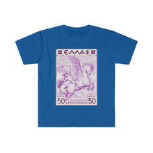 Load image into Gallery viewer, Pegasus Vintage Stamp Unisex Soft Tee