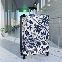 Load image into Gallery viewer, Blue Thistle Suitcase