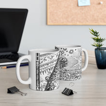 Load image into Gallery viewer, 18th Century Astrological Sketch Ceramic Mug 11oz