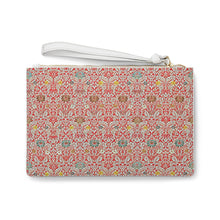 Load image into Gallery viewer, 19th Century Wallpaper Design Clutch Bag in Soft Pink