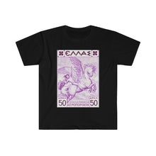 Load image into Gallery viewer, Pegasus Vintage Stamp Unisex Soft Tee