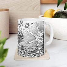 Load image into Gallery viewer, 18th Century Astrological Sketch Ceramic Mug 11oz