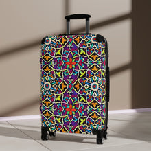 Load image into Gallery viewer, Bright Color Mosaic Suitcase