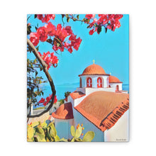 Load image into Gallery viewer, Agios Savvas, Kalymnos with Bougainvilleas