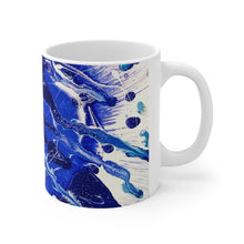 Load image into Gallery viewer, Blue Galaxy Ceramic Mug 11oz
