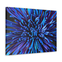 Load image into Gallery viewer, Blue Dahlia Canvas Gallery Wraps