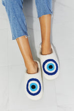 Load image into Gallery viewer, Evil Eye Plush Slippers