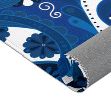 Load image into Gallery viewer, Blue Paisley Area Rug