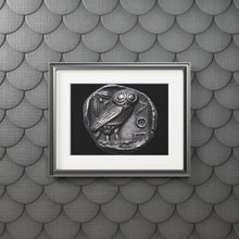 Load image into Gallery viewer, Athena Owl Coin Fine Art Prints