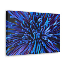 Load image into Gallery viewer, Blue Dahlia Canvas Gallery Wraps