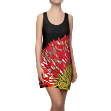 Load image into Gallery viewer, Pink Flower Painting Women's Racerback Dress