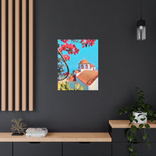 Load image into Gallery viewer, Agios Savvas, Kalymnos with Bougainvilleas