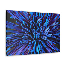 Load image into Gallery viewer, Blue Dahlia Canvas Gallery Wraps