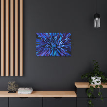 Load image into Gallery viewer, Blue Dahlia Canvas Gallery Wraps