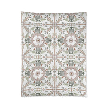 Load image into Gallery viewer, Ancient Greek Flower Light Color King Comforter