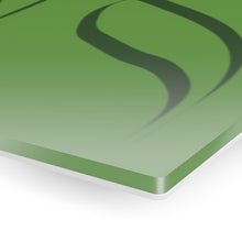 Load image into Gallery viewer, Leaf Doodle On Bright Green Acrylic Print