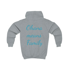 Load image into Gallery viewer, Ohana means Family Kids Hoodie