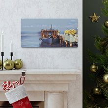 Load image into Gallery viewer, Fishing Boat Original Digital Canvas Print By Irene Kipreos Brooks