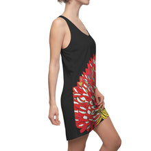 Load image into Gallery viewer, Pink Flower Painting Women's Racerback Dress