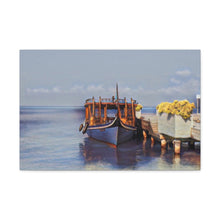 Load image into Gallery viewer, Fishing Boat Original Digital Canvas Print By Irene Kipreos Brooks