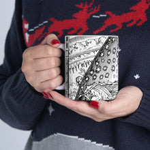 Load image into Gallery viewer, 18th Century Astrological Sketch Ceramic Mug 11oz