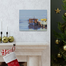Load image into Gallery viewer, Fishing Boat Original Digital Canvas Print By Irene Kipreos Brooks