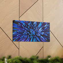 Load image into Gallery viewer, Blue Dahlia Canvas Gallery Wraps