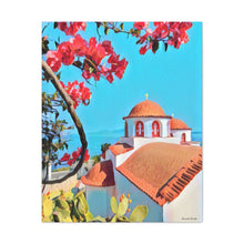 Load image into Gallery viewer, Agios Savvas, Kalymnos with Bougainvilleas