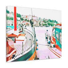 Load image into Gallery viewer, Boats With A View Canvas Gallery Wraps