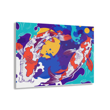 Load image into Gallery viewer, Koi Fish In Bright Background Acrylic Print