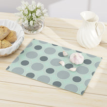 Load image into Gallery viewer, Retro Mint Green Circles Cutting Board