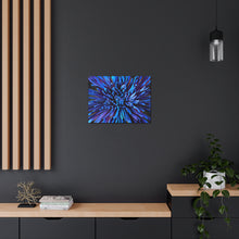 Load image into Gallery viewer, Blue Dahlia Canvas Gallery Wraps