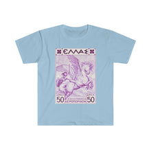 Load image into Gallery viewer, Pegasus Vintage Stamp Unisex Soft Tee