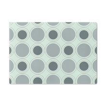 Load image into Gallery viewer, Retro Mint Green Circles Cutting Board