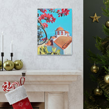 Load image into Gallery viewer, Agios Savvas, Kalymnos with Bougainvilleas