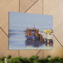 Load image into Gallery viewer, Fishing Boat Original Digital Canvas Print By Irene Kipreos Brooks