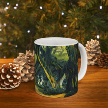 Load image into Gallery viewer, Among the Ferns and Moss Ceramic Mug 11oz