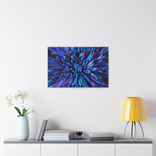 Load image into Gallery viewer, Blue Dahlia Canvas Gallery Wraps