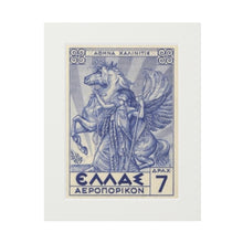 Load image into Gallery viewer, Athena and Pegasus Stamp Fine Print