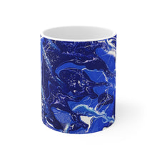Load image into Gallery viewer, Blue Galaxy Ceramic Mug 11oz