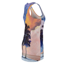 Load image into Gallery viewer, Sunset Beach Women's Cut & Sew Racerback Dress
