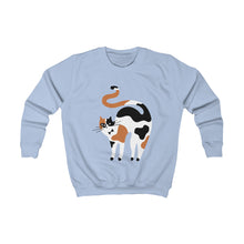 Load image into Gallery viewer, Calico Cat Kids Sweatshirt